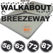 Image of 100% cotton fitted sheet made for Walkabout and Breezeway mattresses, grey fabric corner view with size options 56, 62, 72, and 87 displayed on white background.