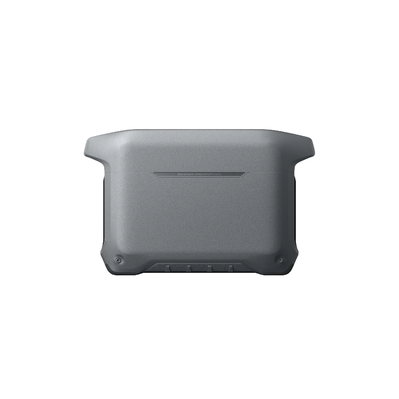 Image of the back of the Anker SOLIX C1000 Gen 2 Portable Power Station, solid gray with "DESIGNED BY ANKER INNOVATIONS" text, centered on a black background.