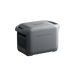 Image of the Anker SOLIX C1000 Gen 2 Portable Power Station, dark gray, showing a rear three-quarter view with the ventilation and input ports visible on the side, on a black background.