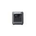 Image of the side of the Anker SOLIX C1000 Gen 2 Portable Power Station, showing the AC input port and the orange solar input port, centered on a black background.