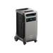 Image of Anker SOLIX F3800 Plus portable power station with wheels and top carry handles, rear and side angled view showing ventilation panels and control ports on a black background.