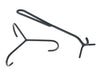 Image of two GSI Dutch oven lid lifter tools with loop handles and hooked ends, angled top view on white background.