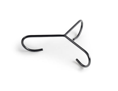 Image of GSI Dutch oven stand with three curved support legs, angled top view on white background.