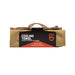 Image of Gear Aid fast-acting cooling towel folded in zippered carry pouch with retail label, tan fabric with handle, front view on white background.
