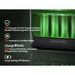 Image of a Jackery Explorer 300 Plus portable power station highlighting internal LFP battery cells and safety certifications, black housing with green-lit battery illustration, close-up side view on dark background.