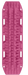 Image of pink MAXTRAX MKII recovery traction board with raised cleats and integrated carry handles, top-down view on white background.