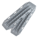 Image of two light gray traction recovery boards with a textured, studded surface and integrated handles, designed for off-road vehicle recovery. The boards are shown angled against a white background.