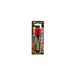 Image of MK Outdoor premium butane gas lighter refill 20ml in retail blister packaging, red cap with green canister, front view on white background.