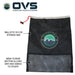 Image of OVS Brute Recovery Tow Strap ballistic nylon storage bag with drawstring closure and mesh bottom panel, front view on a white background.