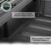 Image of hard-shell storage dry box interior showing built-in strength ridges and 53-quart capacity, dark gray molded plastic construction displayed in close-up interior view on white background.