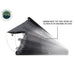 Image of Mamba 3 Clam Shell Roof Top Tent showing the tent opening and closing in under 30 seconds, with a smooth transition effect, side view on a white background.