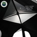 Image of OVS hub-style camping tent interior skylight showing rainfly providing shade and light diffusion, black and gray fabric panels, upward angled view on a neutral background.