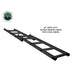 Image of the OVS TMBK rooftop tent's 81" heavy-duty sliding square ladder with steel hinges, shown from an angled view on a white background