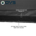 Image showcasing the double-stitched durability of an OVS awning and the heavy-duty velcro attachment for optional walls.