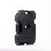 Black RotoPaX fuel can, angled front and side view, standing upright on a white background.