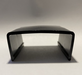 RotopImage of a black RotopaX interlocking clip with a low-profile U-shaped design, front-facing view showing inner grooves, isolated on a white background.aX Standard Replacement Clips
