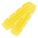 Image of two blaze yellow recovery traction boards, side-by-side with textured surfaces and handholds, on a light gray background.